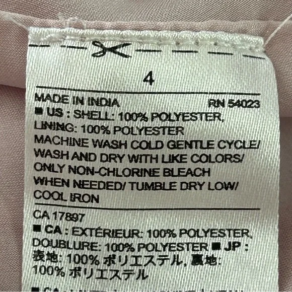 Banana Republic Pink Midi Flutter Sleeve Dress - Picture 5 of 8